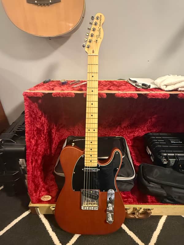 Fender Limited edition American performer timber telecaster  2023  - Timber sasafrass mocha