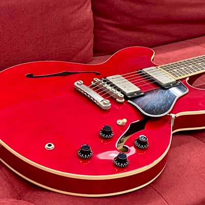 Gibson ESDT-335 Dot Reissue Semi-Hollow Body 2002 - Cherry w/ Case image 7