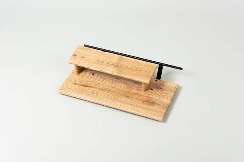 Packard Pedal Boards 18" Custom Wooden Raised Deck Pedal Board - Ash Natural Gloss image 1