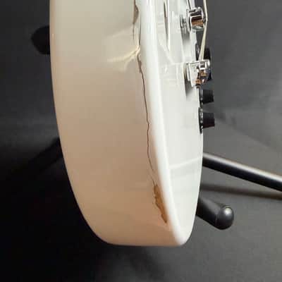 Fender Jim Adkins JA-90 Thinline Telecaster Electric Guitar Gloss White (507) image 13