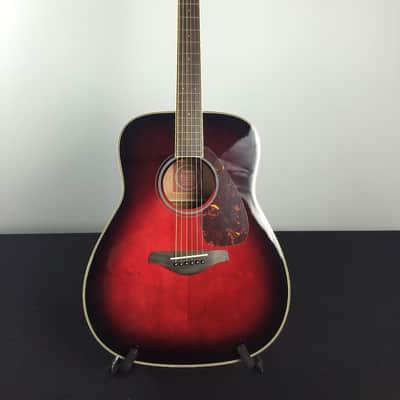 Yamaha FG720S-DSR Dreadnought Acoustic Guitar Dusk Sun Red