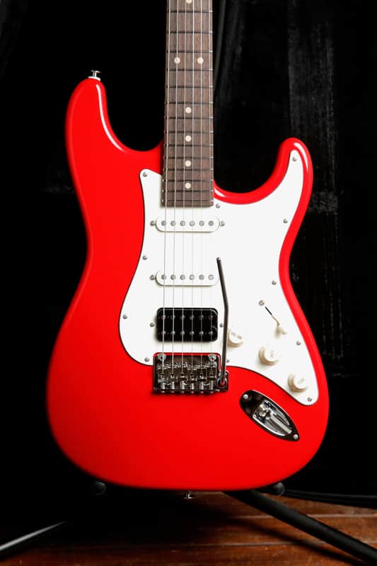 Suhr Classic S Antique HSS Porsche Red Electric Guitar image 1