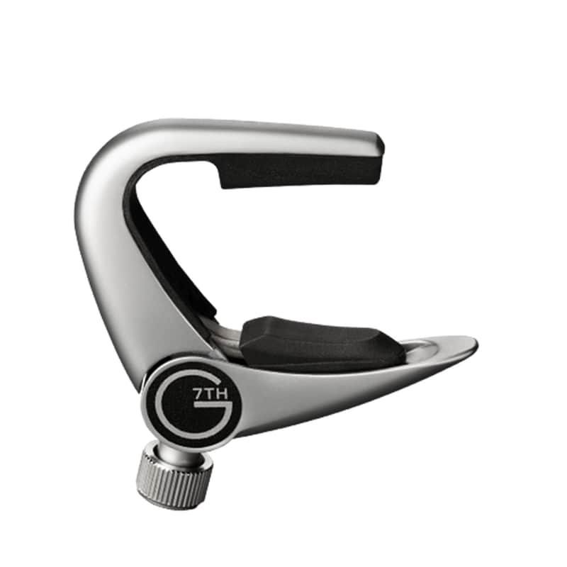G7th Newport 3-String Partial Capo for 6-String Acoustic / Electric Guitar, Silver image 1
