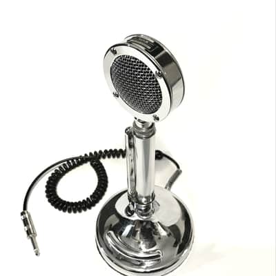 Beautiful Vintage 1970’s Astatic D-104 “Silver Eagle” Lollipop Microphone-Hot Amplified Crystal ! image 6