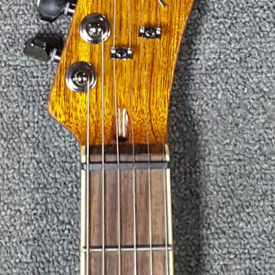 Fender Custom Telecaster Flame Maple Top Amber, 5lbs 11oz!! image 3