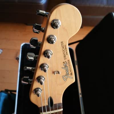 Fender Standard Stratocaster HSS, MIM Fat Strat 2004/2005 Black image 3