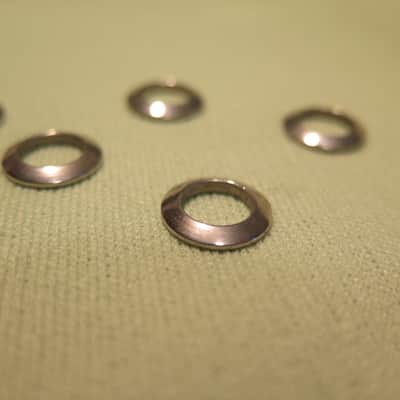 Vintage NEW-OLD-STOCK 1958 1959 Grover Pat Pend tuners nickel WASHERS for gibson Les Paul PAF Burst standard es 355 Flying v 175 SG image 9
