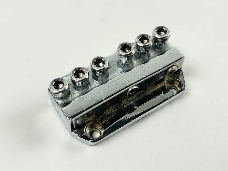Washburn Wonderbar Roller Nut / String Guide – Chrome 80s image 1