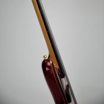 Alembic Custom Fretless 5 String Bass, Omega Heart & LEDs image 8