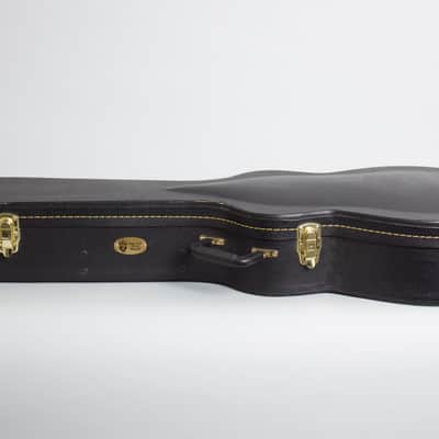 Premier  Bantam Deluxe E-704 Arch Top Hollow Body Electric Guitar (1958), ser. #1422, black tolex hard shell case. image 17