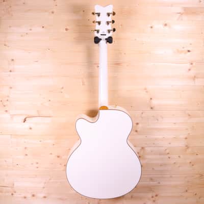 Gretsch G5022CWFE Rancher Falcon Solid Spruce Top Jumbo Cutaway Acoustic-Electric Guitar - White image 9
