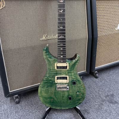 PRS Custom 24 1986 - Faded Royal Blue Now Green image 2