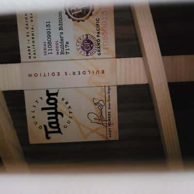 Taylor Builder's Edition 717e with V-Class Bracing 2019 - Present - Natural image 4