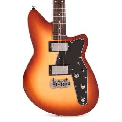 Reverend Jetstream HB Electric Guitar Fire Burst Sparkle image 2