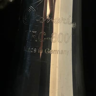 Sonare TRC-800 silver C trumpet with case great shape image 8