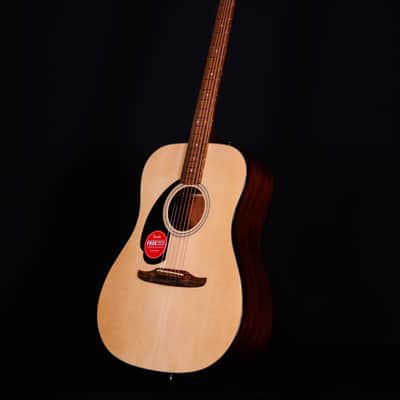 Fender California Standard Redondo Left-Handed, Spruce Top, Black Pickguard, Natural image 6