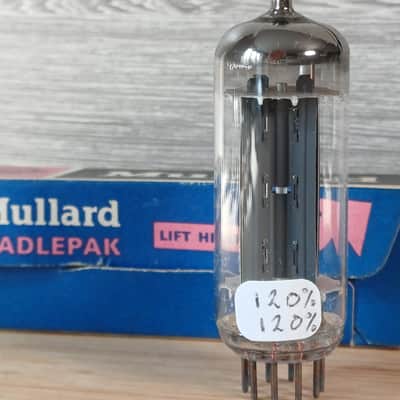 Very rare 1971 NOS NIB La Radiotechnique EZ80 6v4 MULLARD label super strong perfect balanced best rectifier for Vox AC4 image 2
