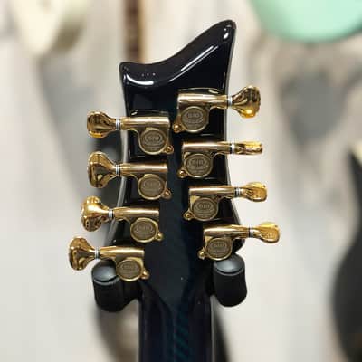Emerald Guitars X-20 8-String Carbon Fiber Acoustic-Electric in Teal with OHSC image 13