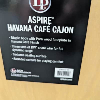 Latin Percussion LP Aspire LPA1332-HC Wire Cajon Havana Café Aspire Cajon image 4