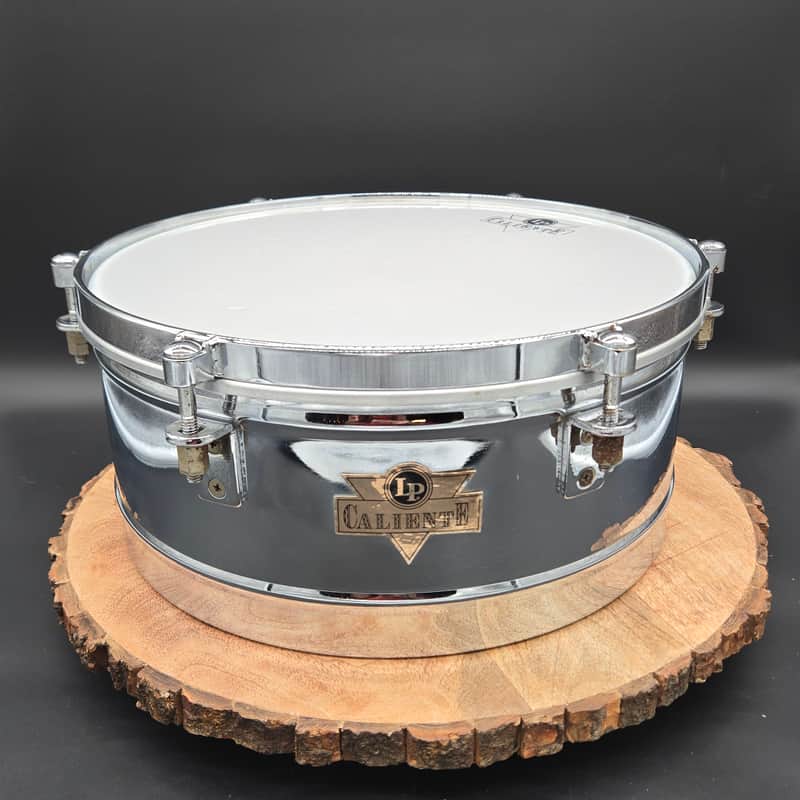 Latin Percussion LP Caliente 14 X 6 Timbale, Brilliant Chrome image 1