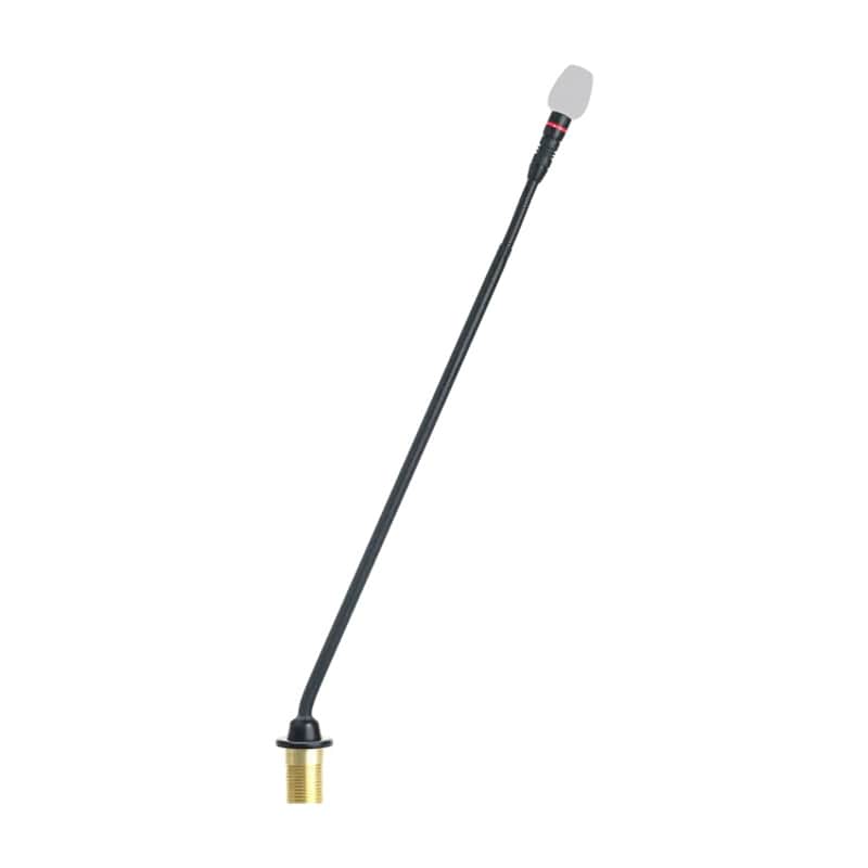 Shure MX415R/N 15" Shock-Mounted Gooseneck, No Capsule, with LED ring, includes surface mount preamplifier image 1