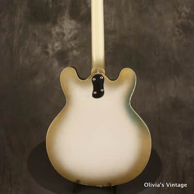 Mosrite GOSPEL GUITAR Hollowbody 1973 Gold-to-White Burst image 12