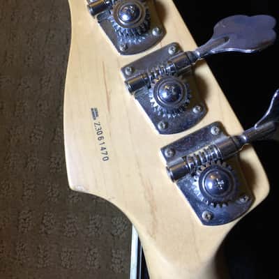 Fender Precision P Bass - Relic Black 2003 W/HSC - Gold Pickguard. USA relic image 6