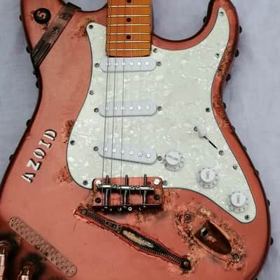 Streampunk custom right handed stratocaster 2020 Copper image 9