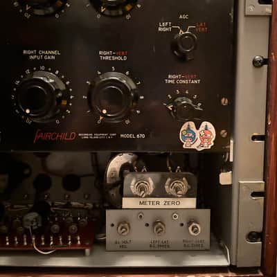 Vintage Fairchild 670 stereo tube compressor / limiter in outstanding condition. Always tech maintained. Recent bench test / Plug & Play. Sounds fantastic. No Disappointments! image 5