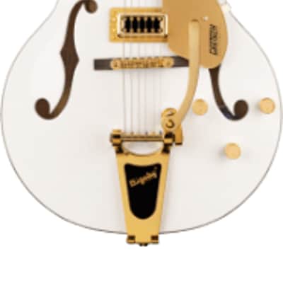 Gretsch G5422TG Electromatic Classic Hollow Body Double-Cut w/ Bigsby and Gold Hardware, Laurel Fingerboard, Snowcrest White image 1