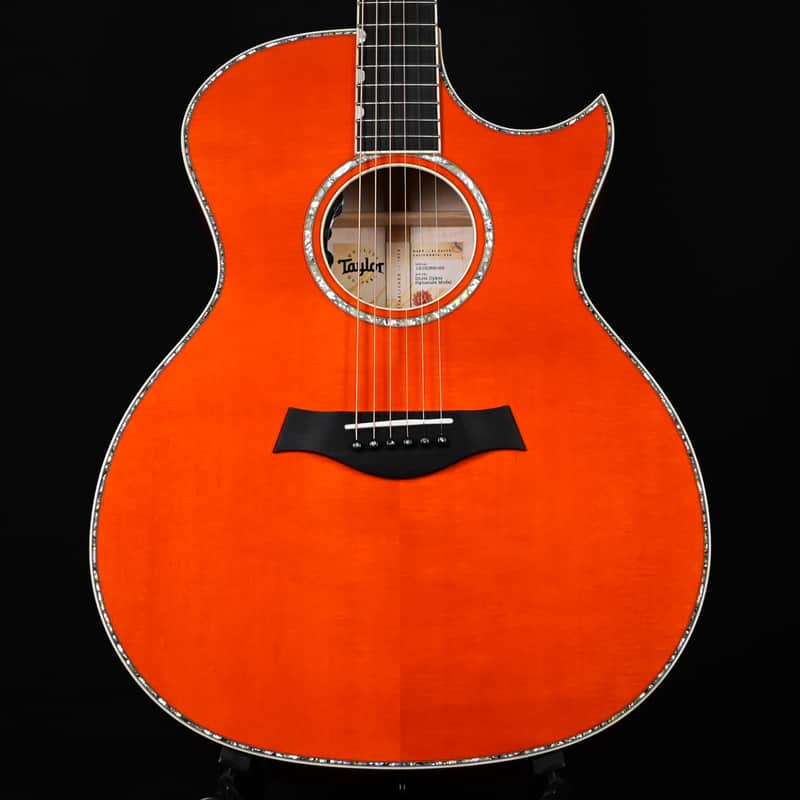 Taylor Doyle Dykes Signature Model w/ Sitka Spruce Top & Big Leaf Maple Back and Sides Acoustic/ Electric- Translucent Orange 2026 (1203066085) image 1