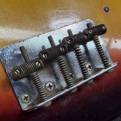 Vintage Fender 1966 Jazz Bass Bound Neck Dot Inlays image 19