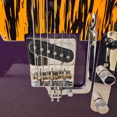 Squier Classic Vibe - Purple Sparkle Baritone Telecaster image 3