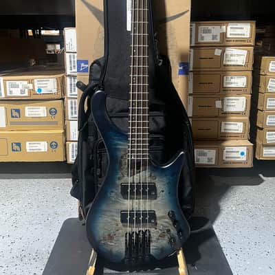 Ibanez EHB Ergonomic Headless Bass Guitar - Cosmic Blue Starburst Flat
