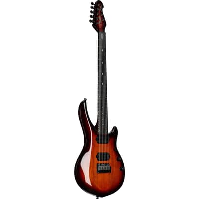 Sterling by Music Man John Petrucci Majesty MAJ270 Electric Guitar, Seven-String (with Gig Bag), Blood Orange, Open Box (Very Good) image 6