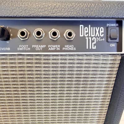 Fender Deluxe 112 Plus 90-Watt 1x12 Solid-State Guitar Combo Amplifier Made in Mexico 1998 image 2