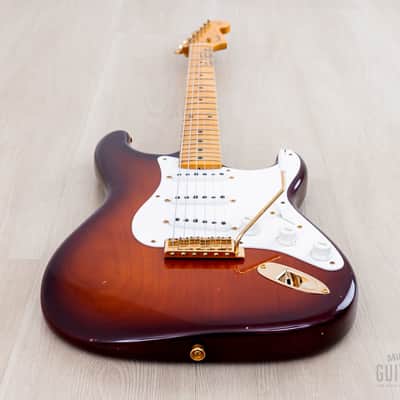 2024 Fender Custom Shop Limited Edition 70th Anniversary ‘54 Stratocaster Journeyman Relic Violin Burst, Lightweight image 8