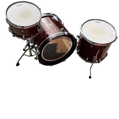 C&C Drums  Maple 3pc Kit in Walnut w/ SKB Hardshell Cases image 5