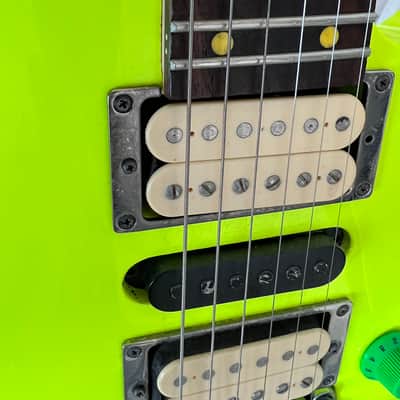 Ibanez S1XXV-FYE 25th Anniversary 2012 Fluorescent Yellow image 10