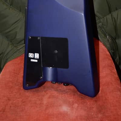 Steinberger synapse 4 string bass guitar blue image 10