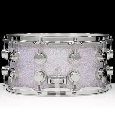 DW Collector's Series SSC Maple 7x14 Snare Drum - Diamond Nebula with Chrome Hardware image 1
