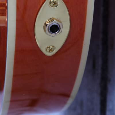 Gretsch Synchromatic Nashville Hollow Body Electric Guitar 50's Orange with Case image 9