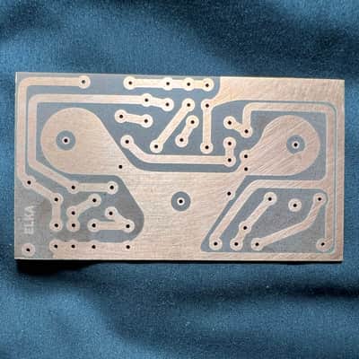RARE Elka Dizzy Tone vintage phenolic PCB and x5 Cosem SFT308 transistors image 1