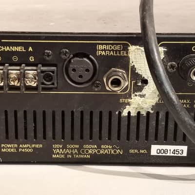 Yamaha P4500 Power Amplifier 1997 Black image 4