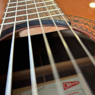 Camps  Modelo 8 Made in Spain  vintage 80s 90s Classical Guitar  in  very  Good Condition with Gigbag image 8