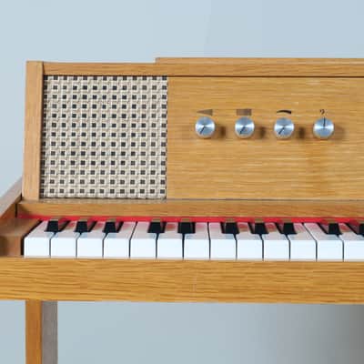 Hohner Pianet M piano with legs and music stand (serviced) image 6