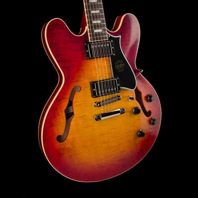 Heritage Custom Core Collection H-535 Dark Cherry Sunburst with Case - Serial # HC1231030 image 10