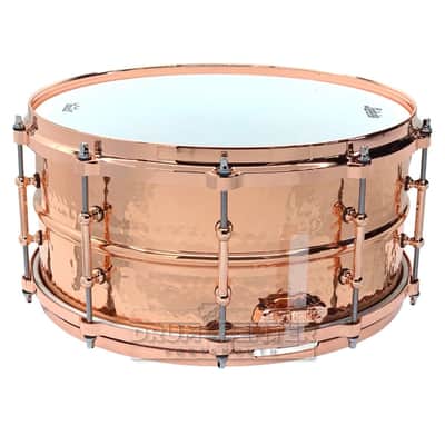 Ludwig LC662KTC Copper Phonic Snare Drum 14x6.5 Hammered w/Copper Hardware image 3