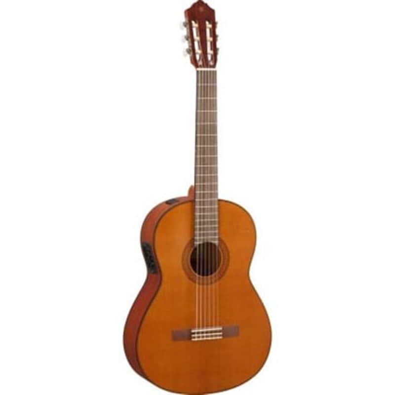 Yamaha CGX122MC Acoustic Electric Classical Guitar, Natural image 1