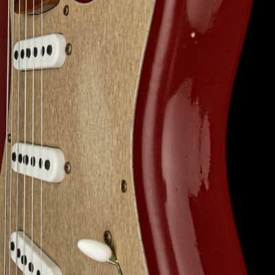 Fender Custom Shop Limited Edition 1954 Roasted Stratocaster Journeyman Relic - Cimarron Red #0482 image 11